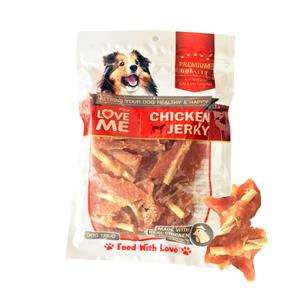 Love Me ขนมสุนัข สติ๊กเกลียวสั้นเสียบสันใน 400ก.