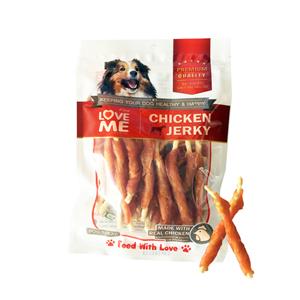 Love Me ขนมสุนัข ครั้นชี่เล็กสั้นพันสันใน 160ก.