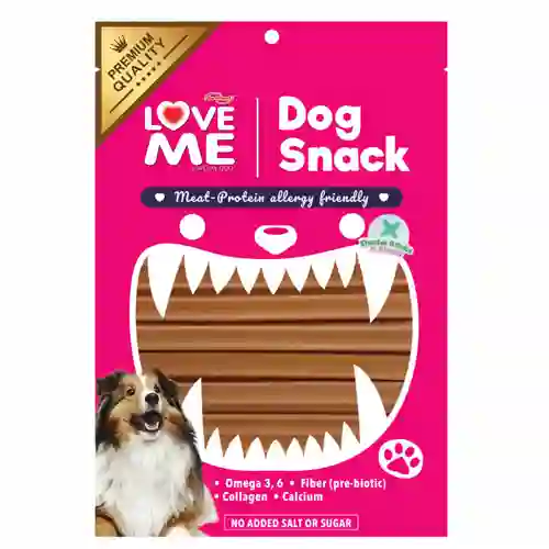 เลิฟมี,ขนม,ขนมหมา,แท่ง,stick,jerky,snack,สติ๊ก,สันใน,ไก่ชิ้น,ขัดฟัน,denta,dental,den-t,dent,ปากเหม็น