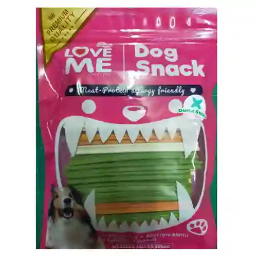 เลิฟมี,ขนม,ขนมหมา,แท่ง,stick,jerky,snack,สติ๊ก,สันใน,ไก่ชิ้น,ขัดฟัน,denta,dental,den-t,dent,ปากเหม็น