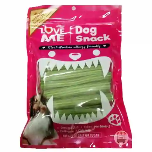 เลิฟมี,ขนม,ขนมหมา,แท่ง,stick,jerky,snack,สติ๊ก,สันใน,ไก่ชิ้น,ขัดฟัน,denta,dental,den-t,dent,ปากเหม็น