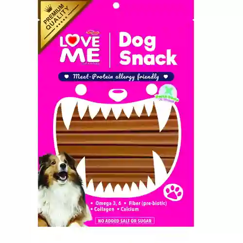 เลิฟมี,ขนม,ขนมหมา,แท่ง,stick,jerky,snack,สติ๊ก,สันใน,ไก่ชิ้น,ขัดฟัน,denta,dental,den-t,dent,ปากเหม็น