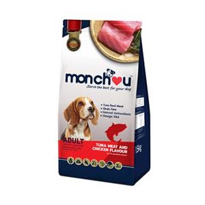 Monchou สุนัขโต รสทูน่าและไก่