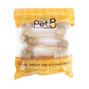 Pet8 ขนมสุนัข กระดูกผูก 7.5นิ้ว HL22 4ชิ้น