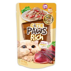 Cattie Paws เพาซ์แมว รสทูน่ามากุโระเยลลี่