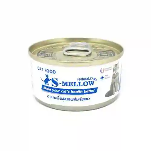 8858786703286 S-mellow แมว 80g. S-MELLOWแมวน้ำเงิน80g. 80 g. สเมลโล,smellow,mellow,เมลโล่,เมลโล,กระป๋อง,กระป๋องแมว,กปแมว,กป,อาหารเปียก,can,ป่วย,โต,adult,พักฟื้น,ad,a/d