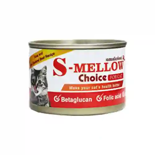8858786706621 S-mellow แมว 160g. (Choice) S-MELLOWแมวส้ม160g.Choice 160 g. สเมลโล,smellow,mellow,เมลโล่,เมลโล,กระป๋อง,กระป๋องแมว,กปแมว,กป,อาหารเปียก,can,ป่วย,โต,adult,พักฟื้น,ad,a/d