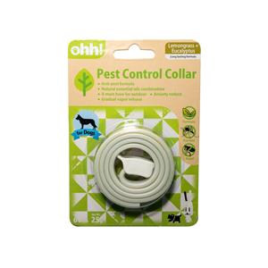 Ohh ปลอกคอจำกัดเห็บหมัดสุนัข สูตร Lemongrass