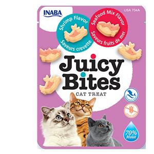 Juicy Bites ขนมแมว รสกุ้งซีฟู๊ด