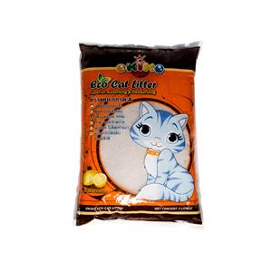 Okiko Eco ทรายแมว กลิ่นเลมอน 5ลิตร