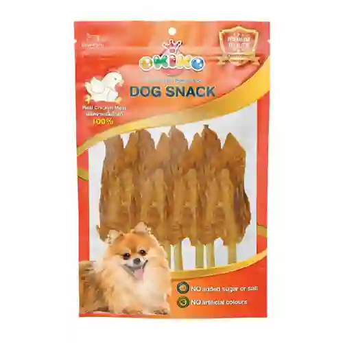 โอกิโกะ,ขนม,ขนมหมา,แท่ง,stick,jerky,snack,สติ๊ก,treat,ทรีต,สันใน,ไก่ชิ้น,jerky