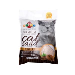 Okiko ทรายแมวเต้าหู้ กลิ่นกาแฟ 6ลิตร