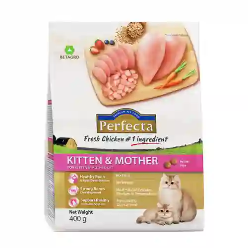 เพอร์เฟคต้า,อาหารเม็ด,เม็ดแมว,อาหารแมว,อาหารเม็ดแมว,ลูกแมว,kitten,หย่านม,แม่และลูก