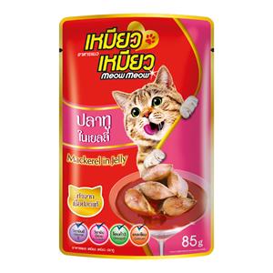 Meow Meow เหมี่ยวๆ เพาซ์แมว รสปลาทู 85ก.