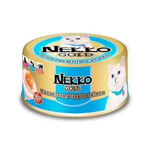Nekko Gold แมว รสทูน่าครีมแซลมอน