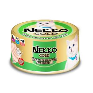 Nekko Gold แมว รสทูน่าครีมมะพร้าว