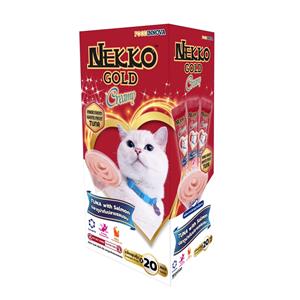 Nekko Gold Creamy แมวเลีย รสทูน่าแซลมอน