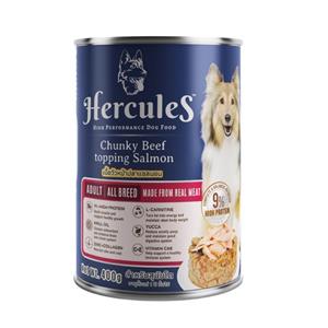 Hercules สุนัข รสเนื้อวัวแซลมอนเกรวี่
