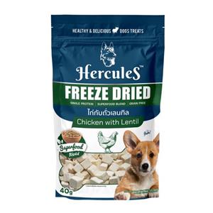 Hercules ฟรีสดราย รสไก่ถั่วเลนทิว