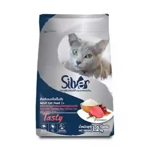 ซิลเวอร์,อาหารเม็ด,เม็ดแมว,อาหารแมว,อาหารเม็ดแมว,โต,adult
