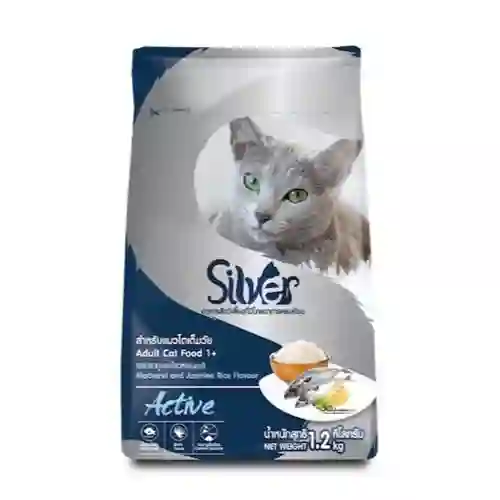 ซิลเวอร์,อาหารเม็ด,เม็ดแมว,อาหารแมว,อาหารเม็ดแมว,โต,adult