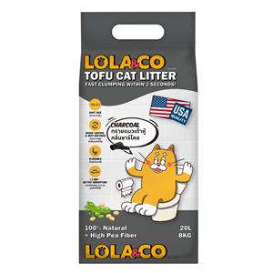 Lola&Co ทรายแมวเต้าหู้ กลิ่น Charcoal