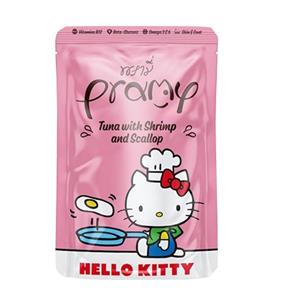 Pramy Kitty  เพาซ์แมว รสทูน่ากุ้งเยลลี่