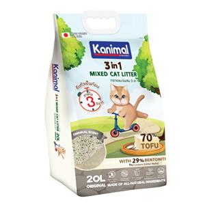 Kanimal Tofu 1.5มม. สูตร 3in1 Mixed