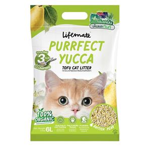 Purrfect Yucca Tofu ทรายแมว กลิ่นBritish Pear