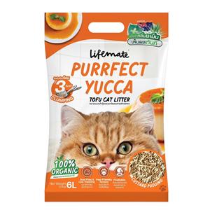 Purrfect Yucca Tofu ทรายแมว กลิ่นCustard Pudding