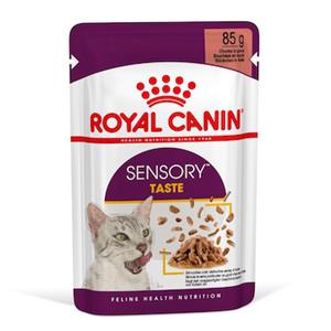 (โหล) 12x85ก. Royal Canin เพาซ์แมว สูตร Sensory Taste Gravy
