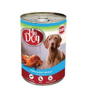 (ลัง) 20x415ก. My Dog สุนัข รสเป็ดเกรวี่