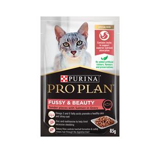 (โหล) 12x50ก Proplan เพาซ์แมว สูตรFussy Beauty