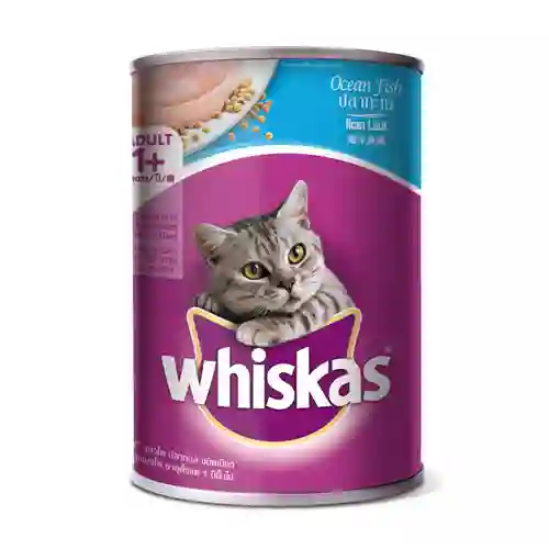 9310022807619 วิสกัส แมว รสทะเล 400ก. วิสกัสก\ป400g.ทะเล 400 g. Whiskas,mars,มาร์,กระป๋อง,กระป๋องแมว,กปแมว,กป,อาหารเปียก,can,โต,adult
