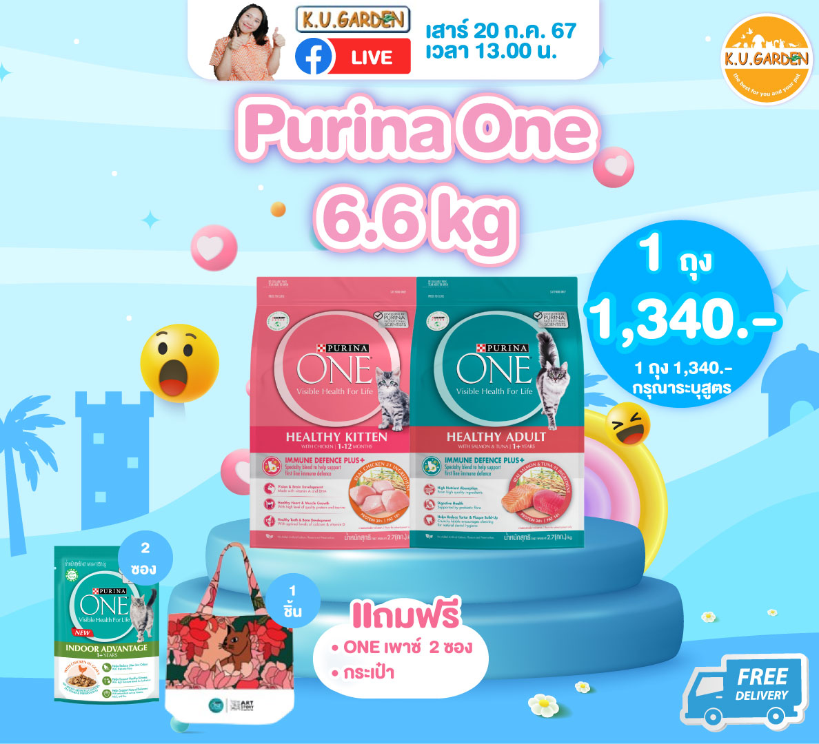 แถมเบาะหมอนONE